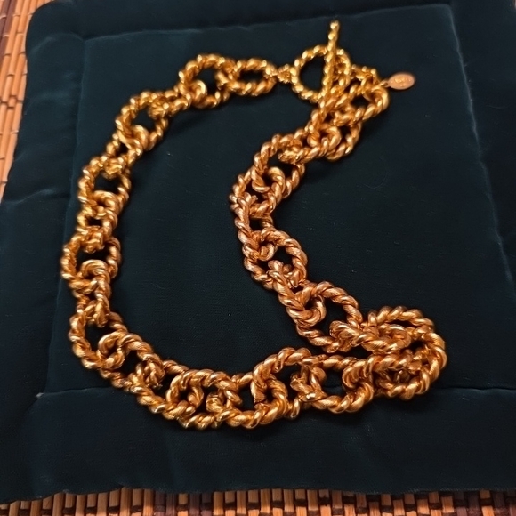 Carolee Twisted Gold-Tone Necklace - Picture 4 of 5